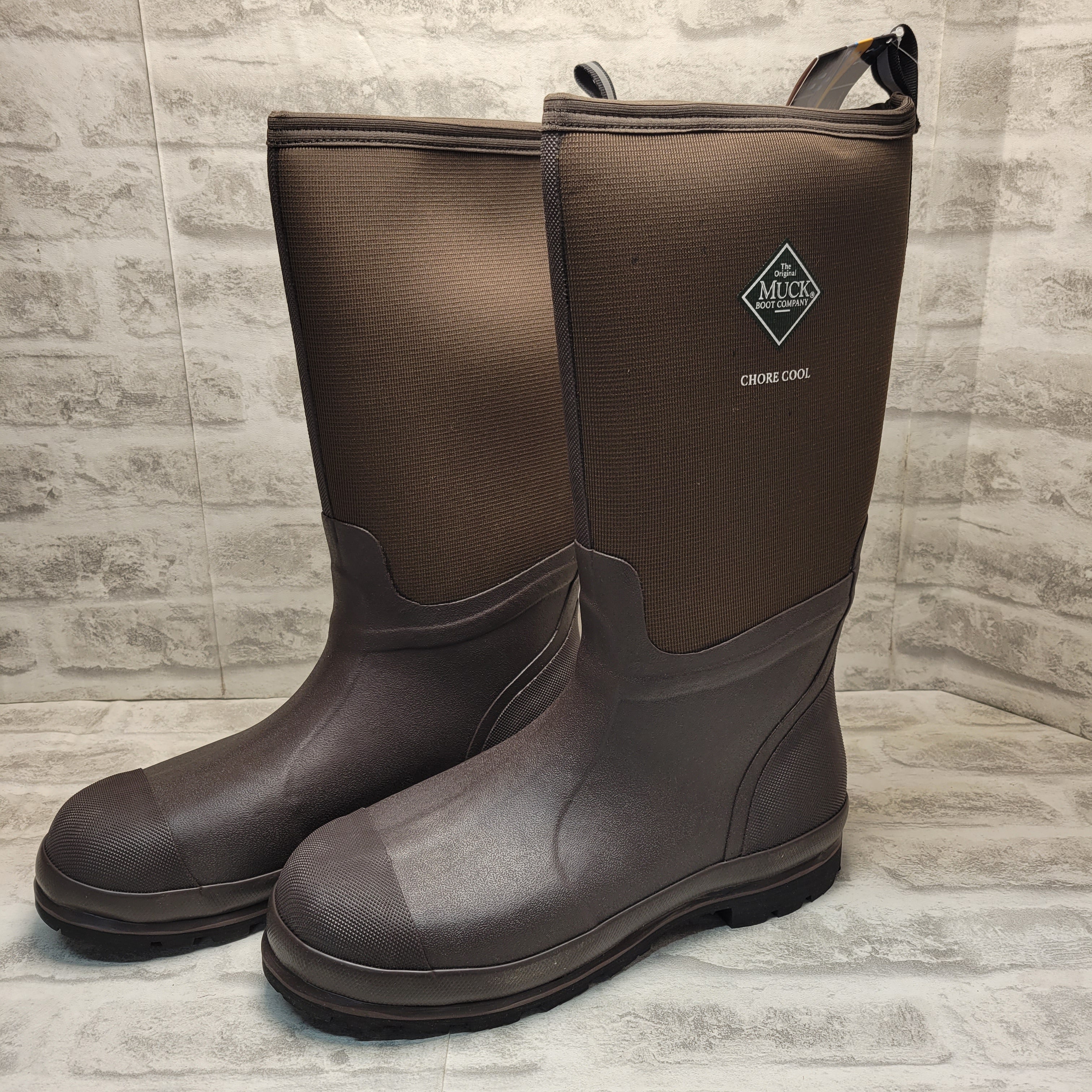 Muck MEN'S CHORE TALL XPRESSCOOL, Brown, 14 (7846694158574)